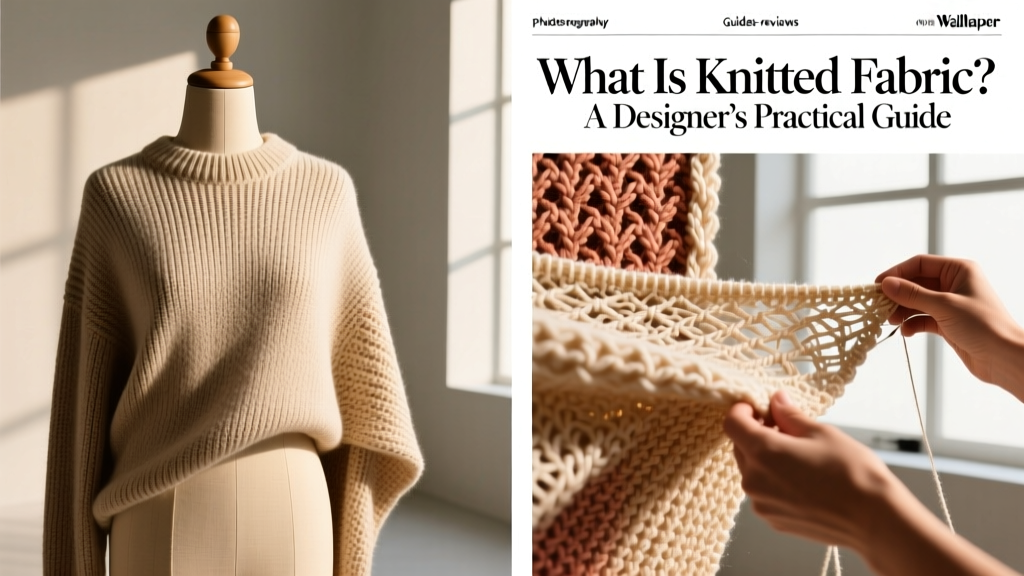 What Is Knitted Fabric? A Designer’s Practical Guide