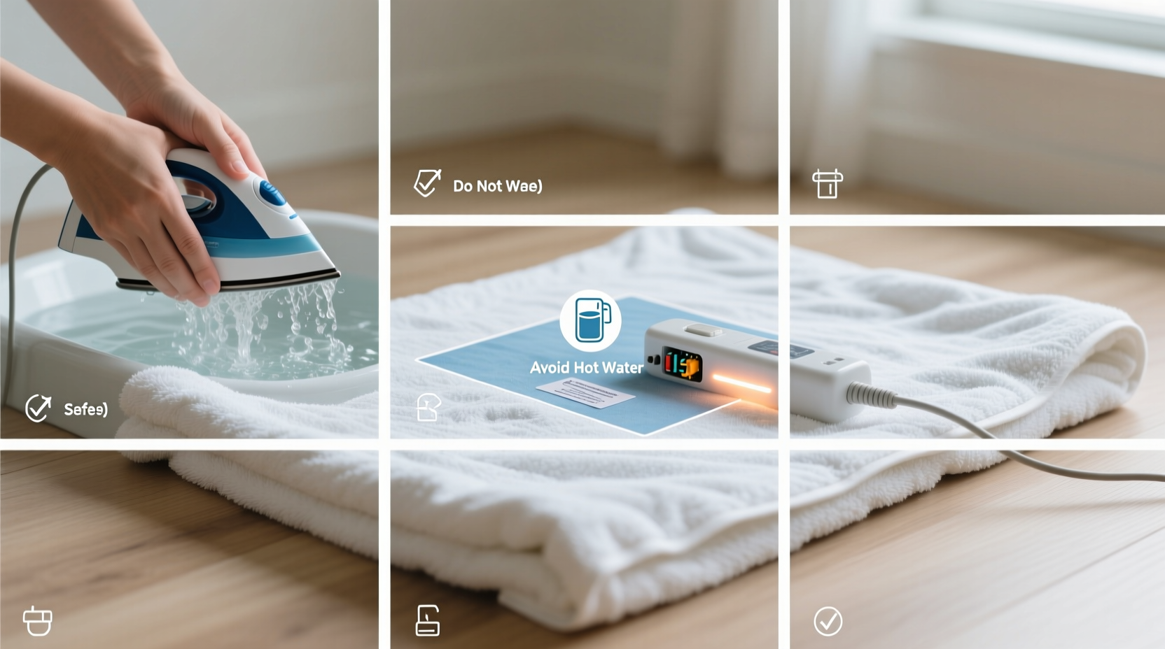 how to wash an electric blanket