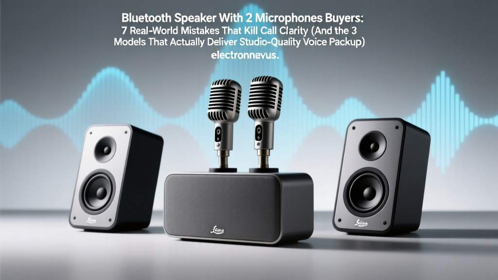 Bluetooth Speaker With 2 Microphones Buyers: 7 Real-World Mistakes That Kill Call Clarity (And the 3 Models That Actually Deliver Studio-Quality Voice Pickup)