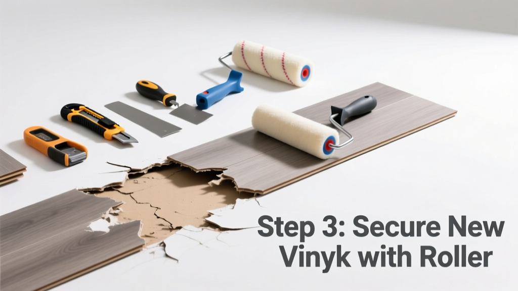 How to Replace a Tearing Vinyl Floor Section
