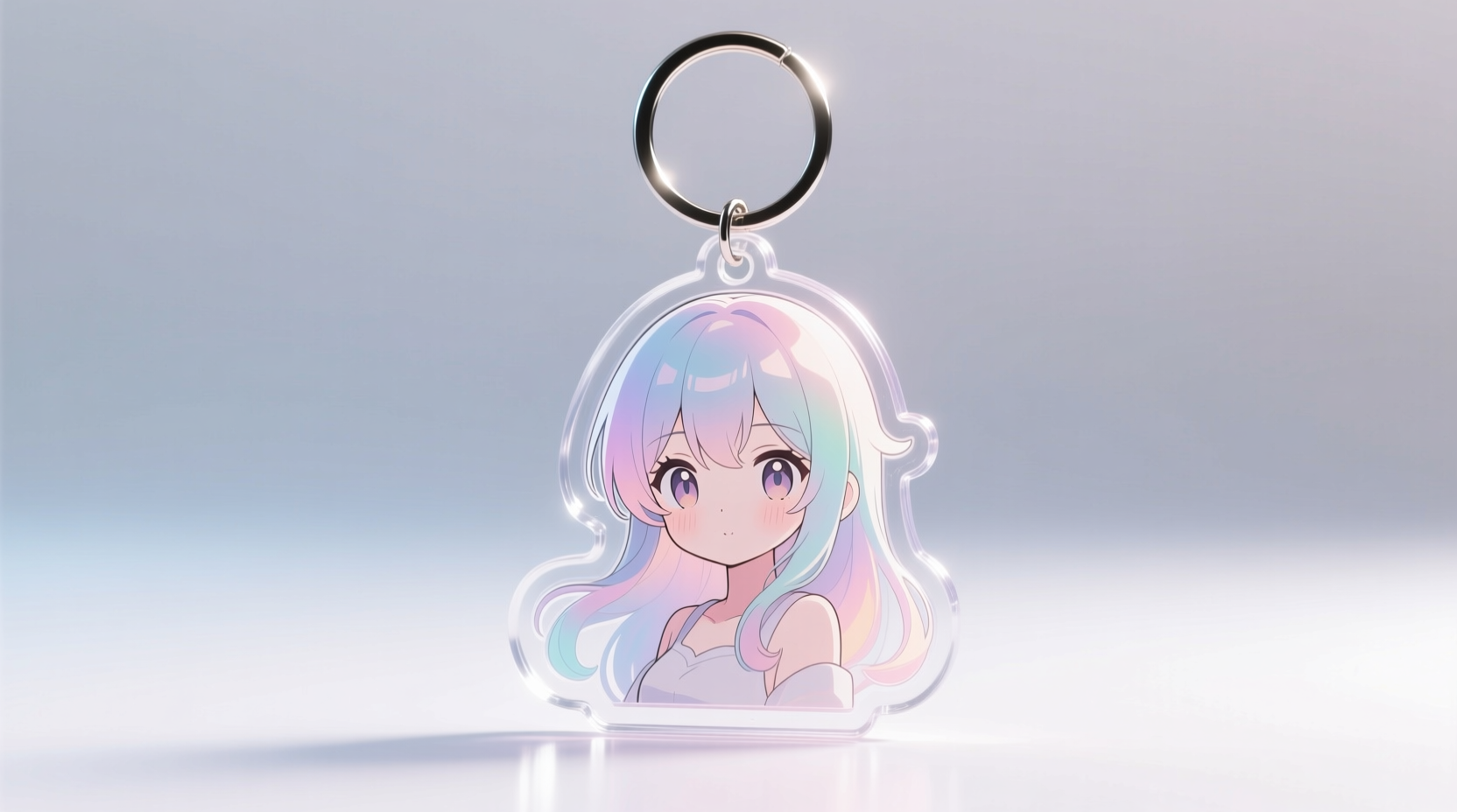 how to clean silicone anime keychains safely