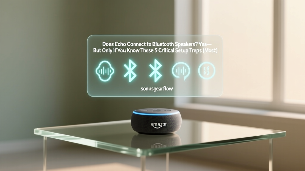 Does Echo Connect to Bluetooth Speakers? (2026)
