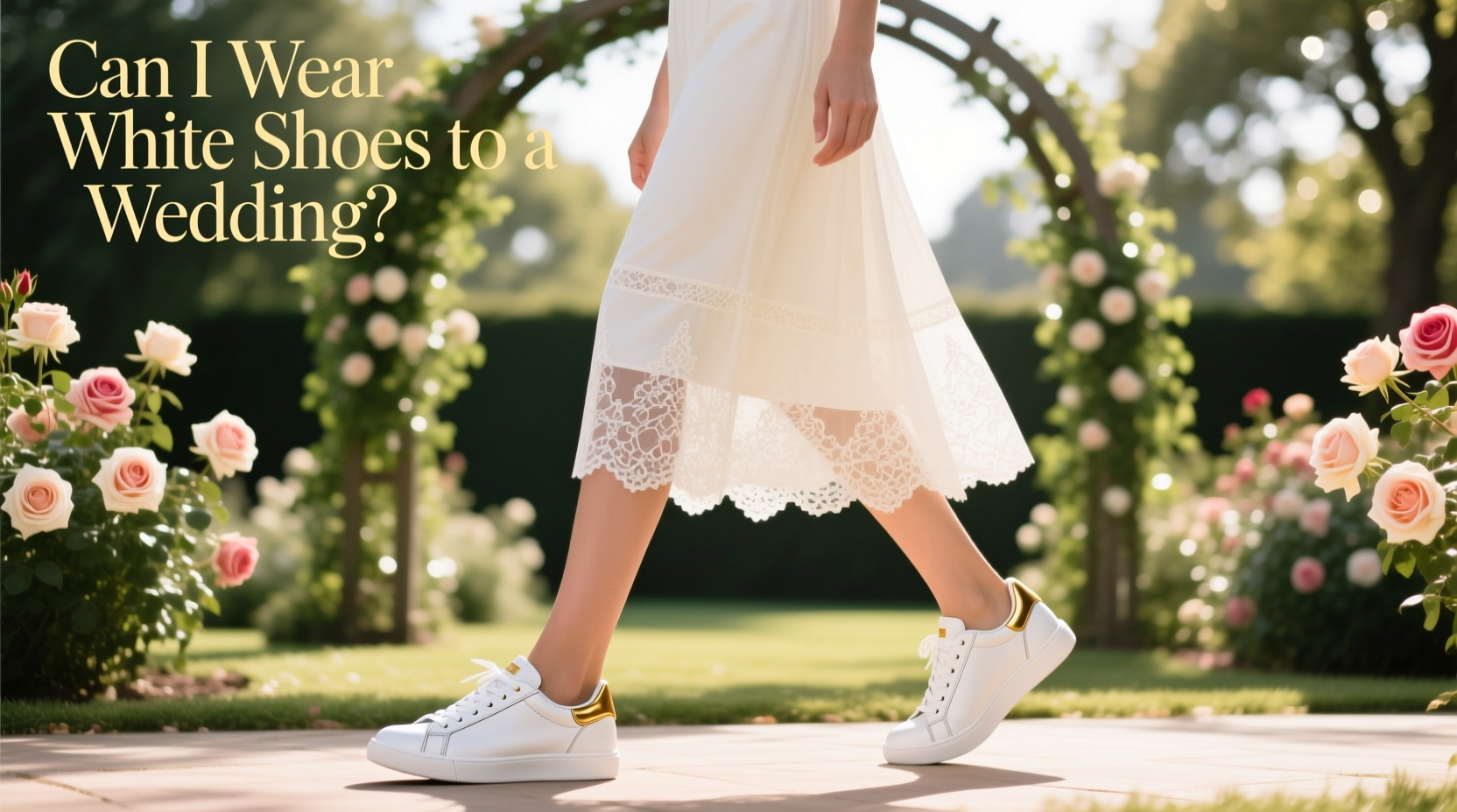can i wear white shoes to a wedding