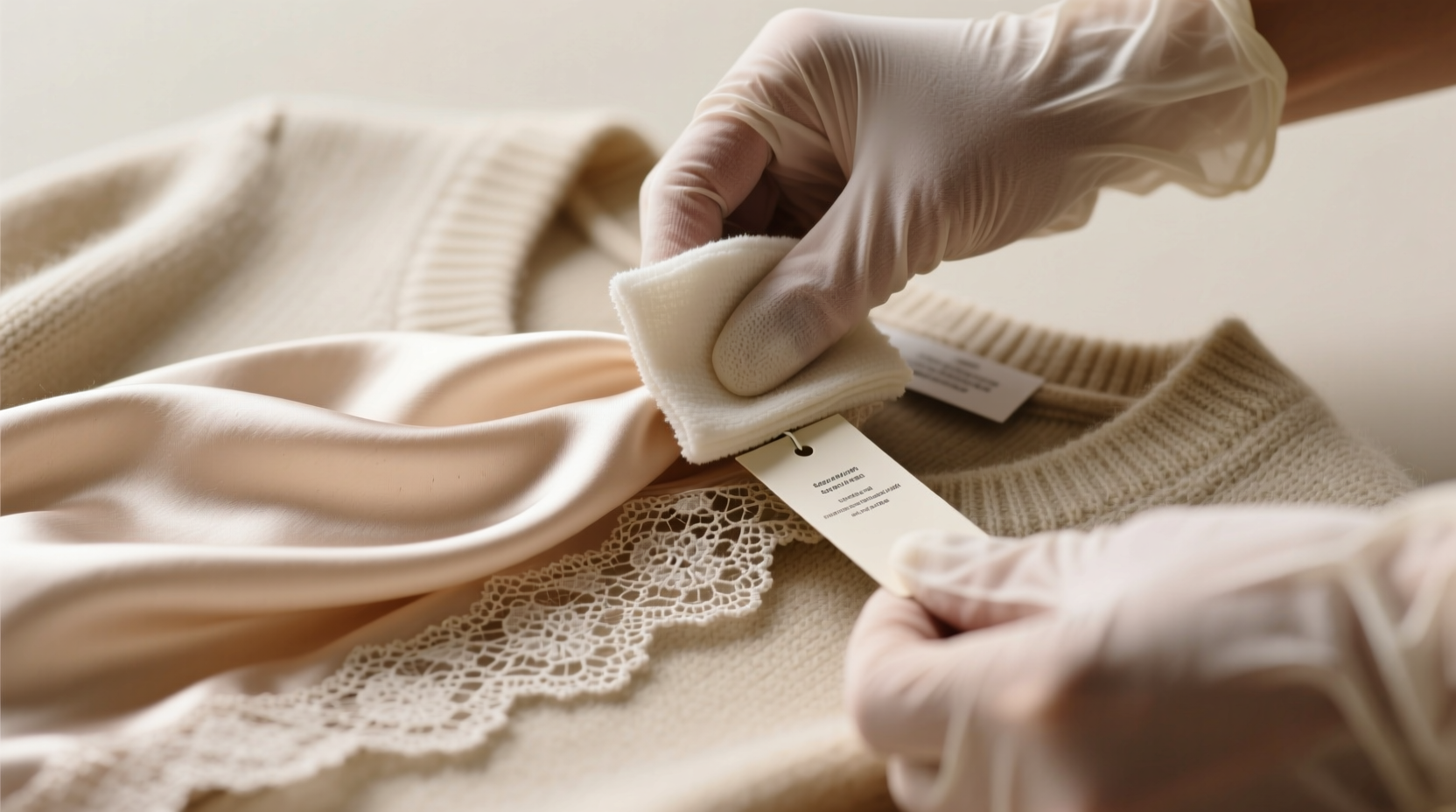 how to remove tag adhesive from delicate fabrics
