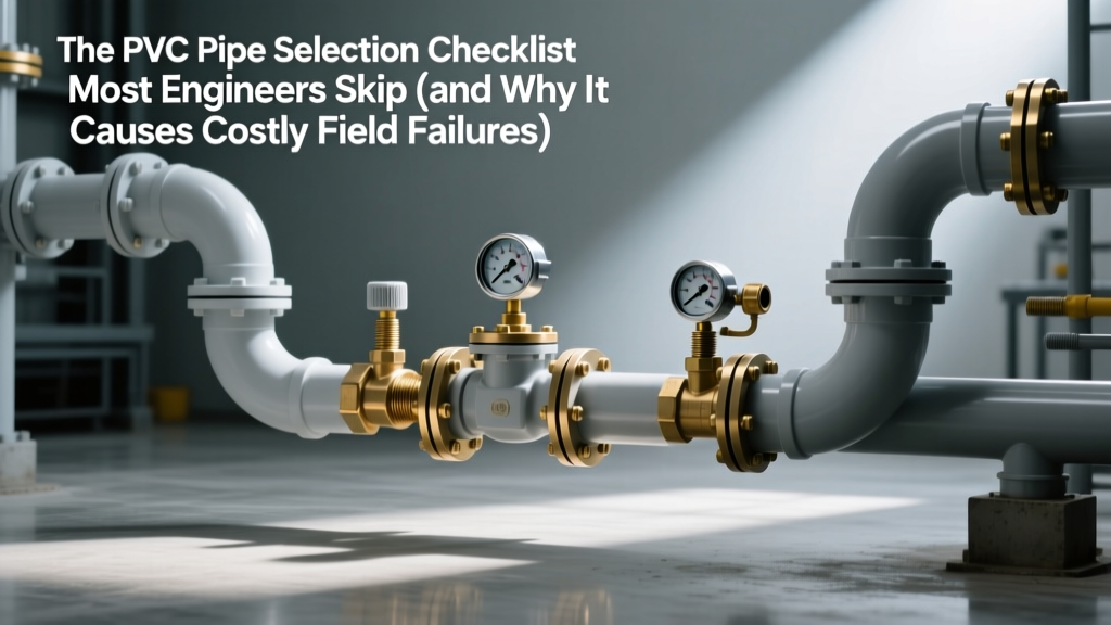 PVC Pipe Selection Checklist: Avoid Costly Field Failures