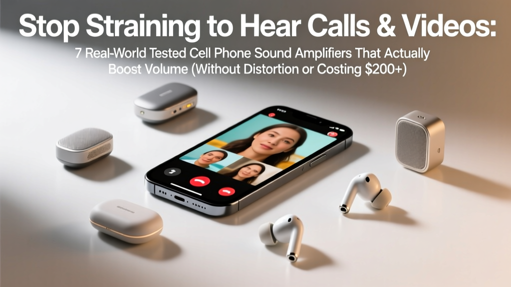 Stop Straining to Hear Calls & Videos: 7 Real-World Tested Cell Phone Sound Amplifiers That Actually Boost Volume (Without Distortion or Costing $200+)