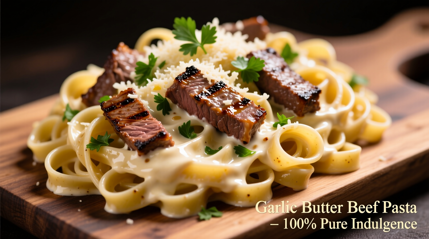 Creamy Beef and Garlic Butter Pasta Recipe in 30 Minutes