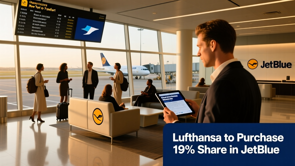 Lufthansa to Purchase 19 Percent Stake in JetBlue: Strategic Alliance Reshapes Transatlantic Air Travel