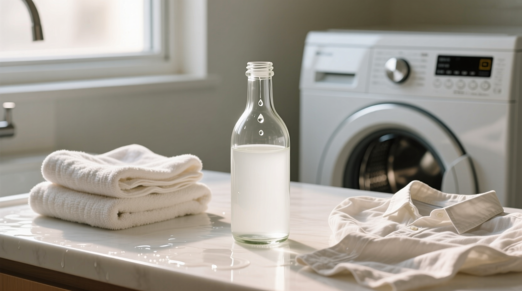 laundry tips vinegar in soft water