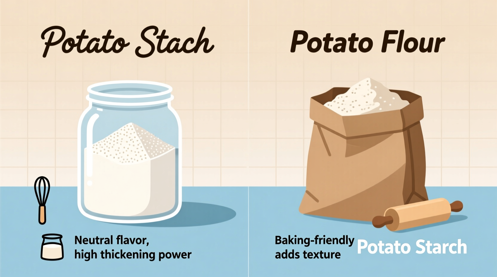 Potato Starch vs Potato Flour: Key Differences Explained