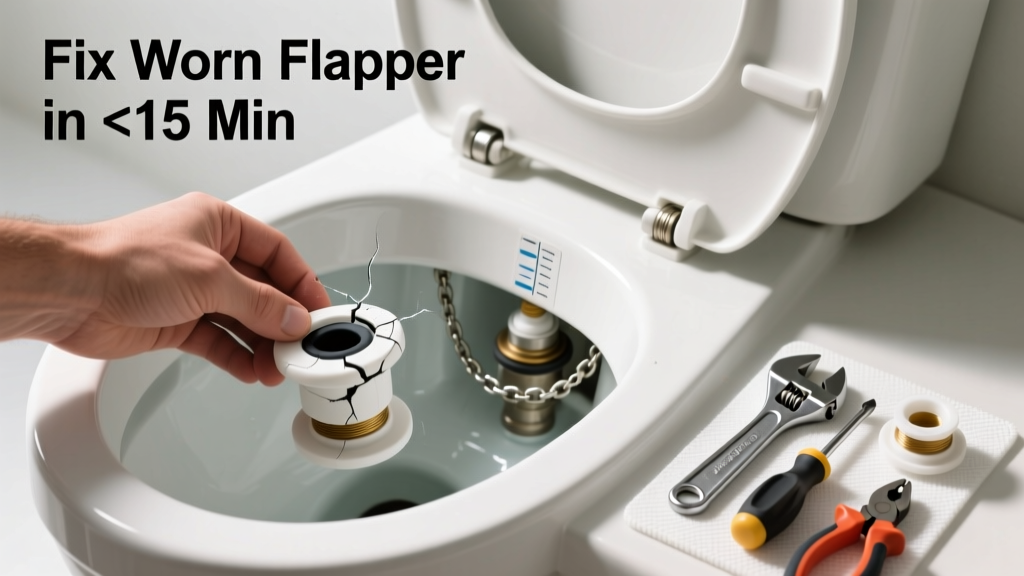 How to Fix a Worn Toilet Flapper in Under 15 Minutes
