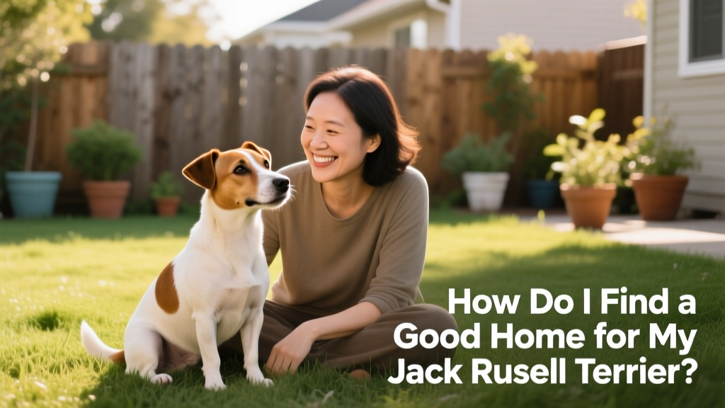 A friendly Jack Russell Terrier sitting calmly beside a smiling adult, suggesting trust and connection