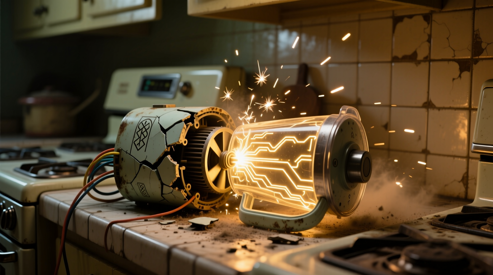 temporarily bring a broken blender back to life with an