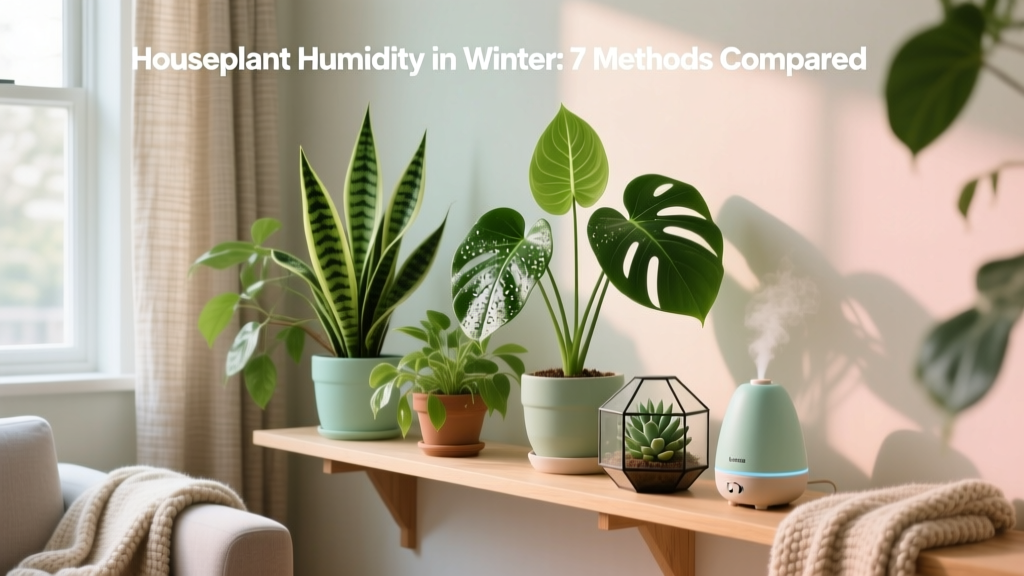 Houseplant Humidity in Winter: 7 Methods Compared With Real Data