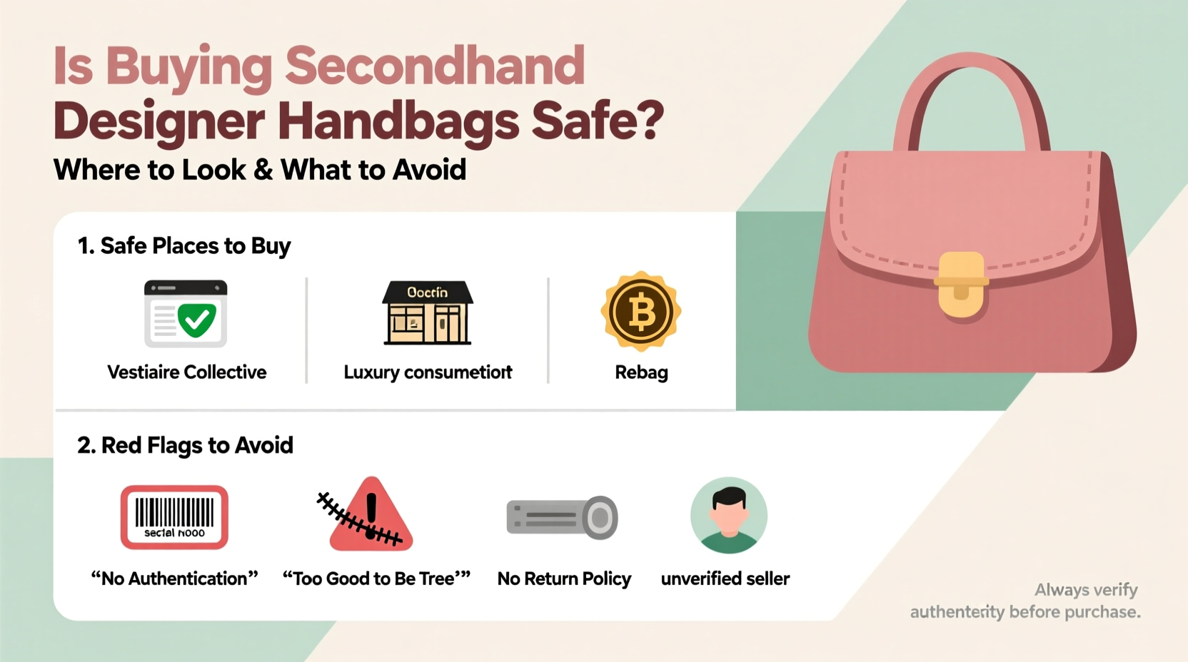 is buying secondhand designer handbags safe where to look and what to avoid