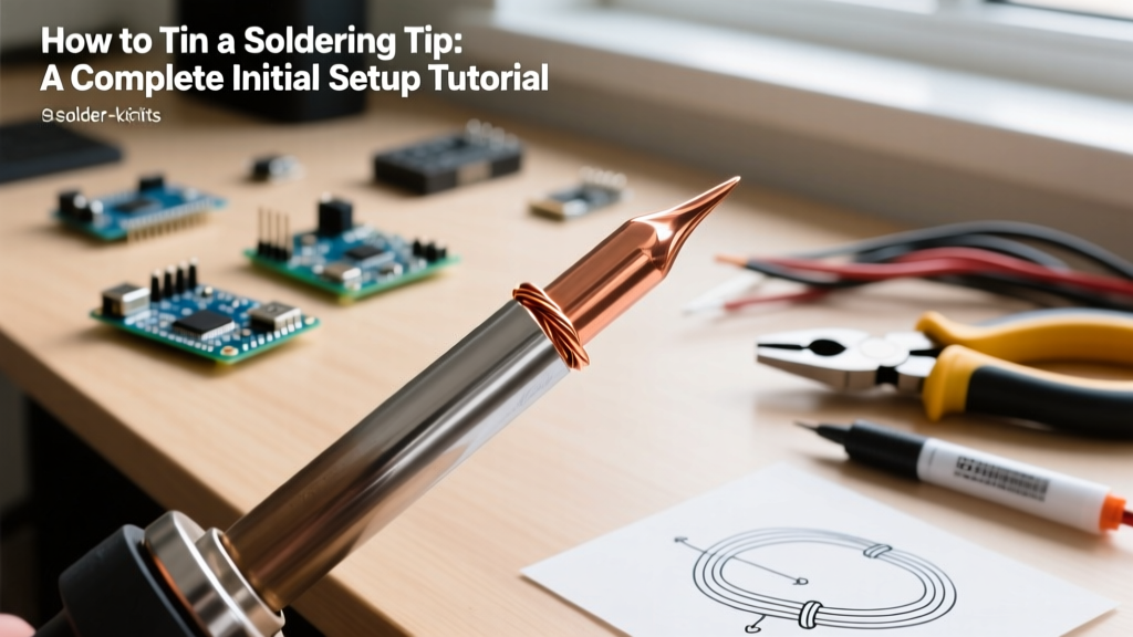 How to Tin a Soldering Tip: A Complete Initial Setup Tutorial
