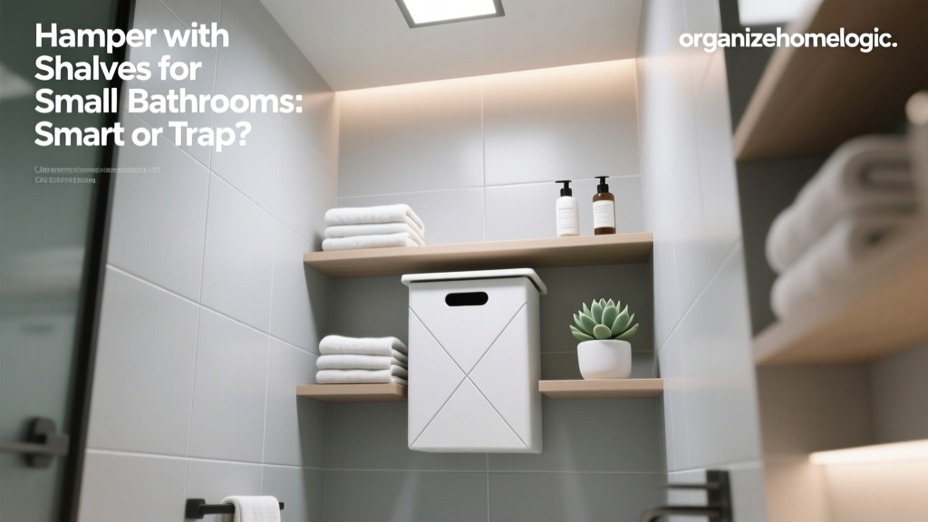 Hamper with Shelves for Small Bathrooms: Smart or Trap?