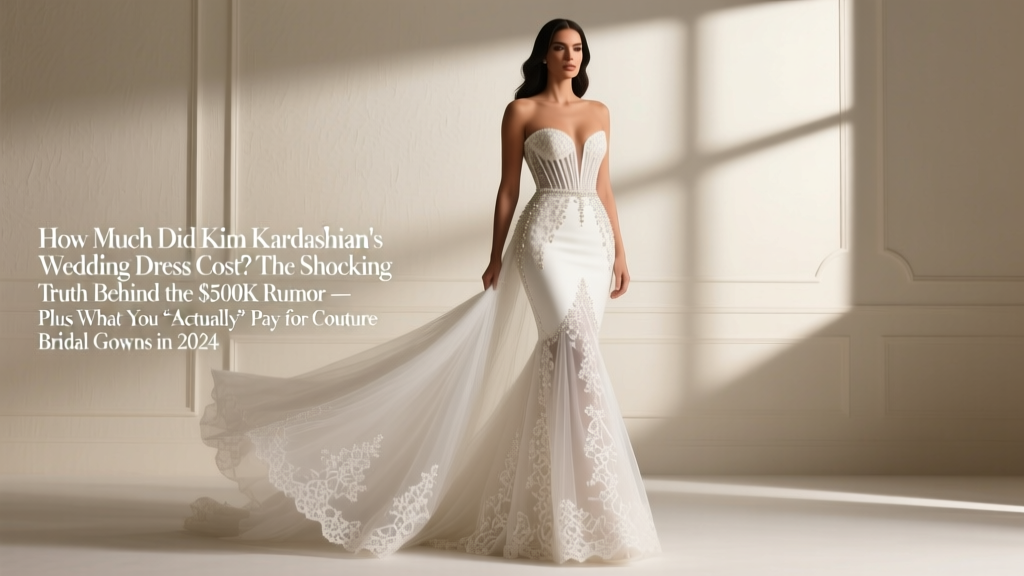 Kim Kardashian Wedding Dress Cost: Truth & 2026 Prices
