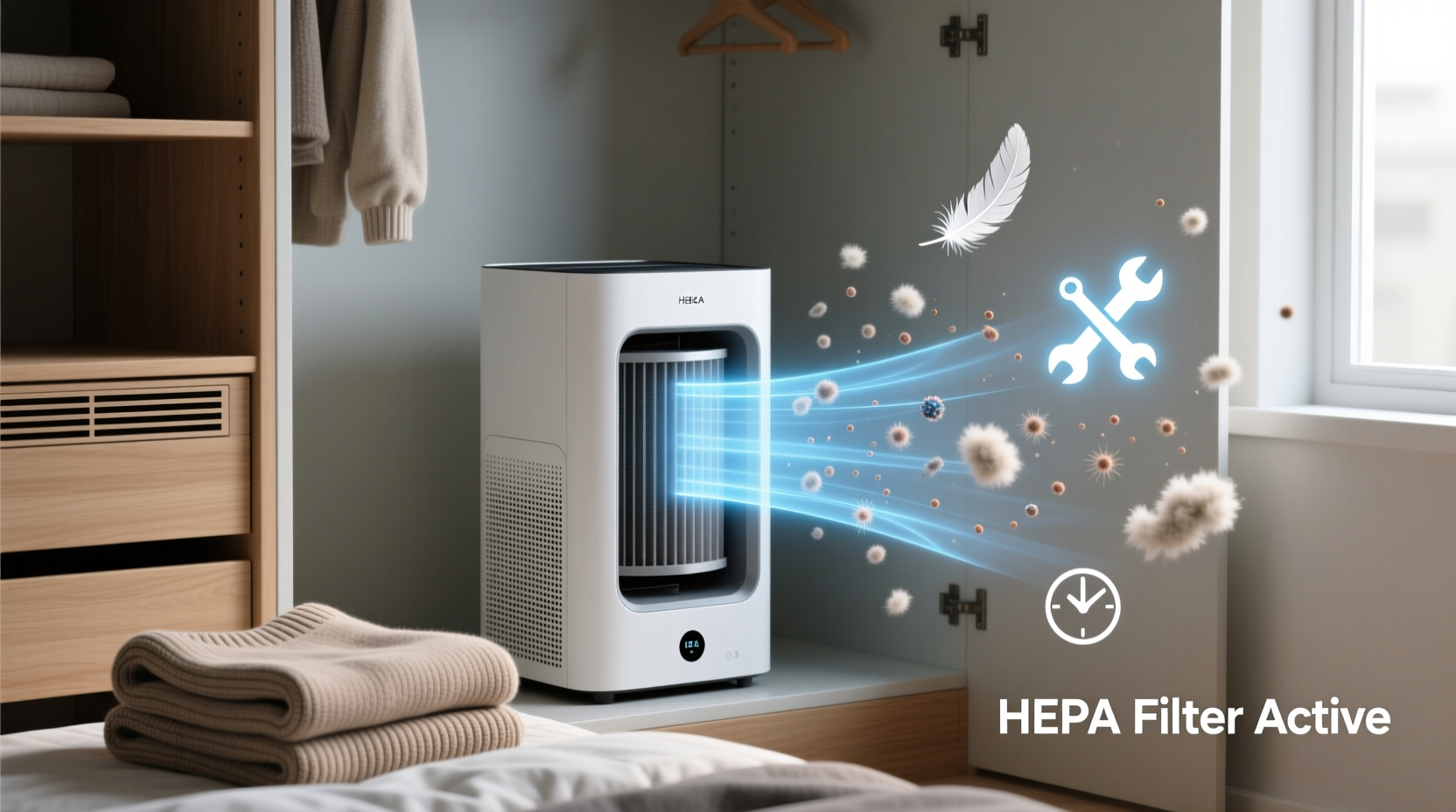 closet air purifiers worth it for wool feather allergens