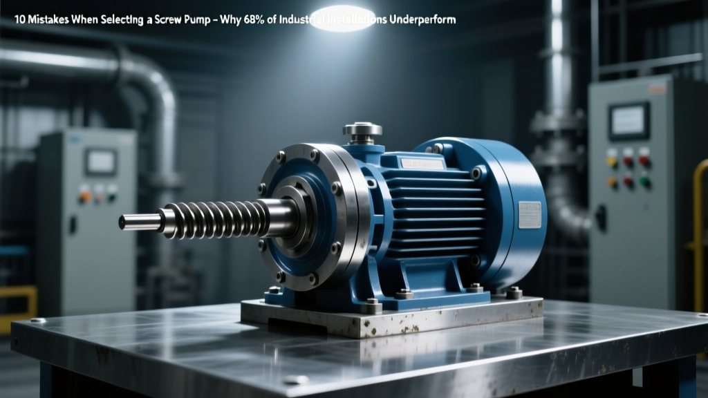 10 Screw Pump Selection Mistakes Causing Downtime