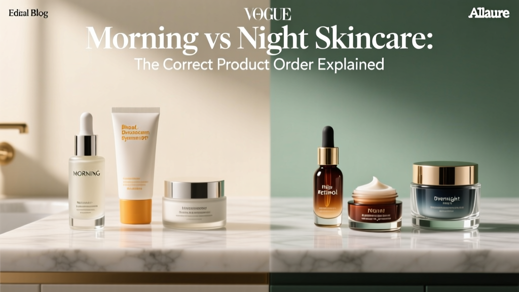 AM vs PM Skincare: Correct Product Order