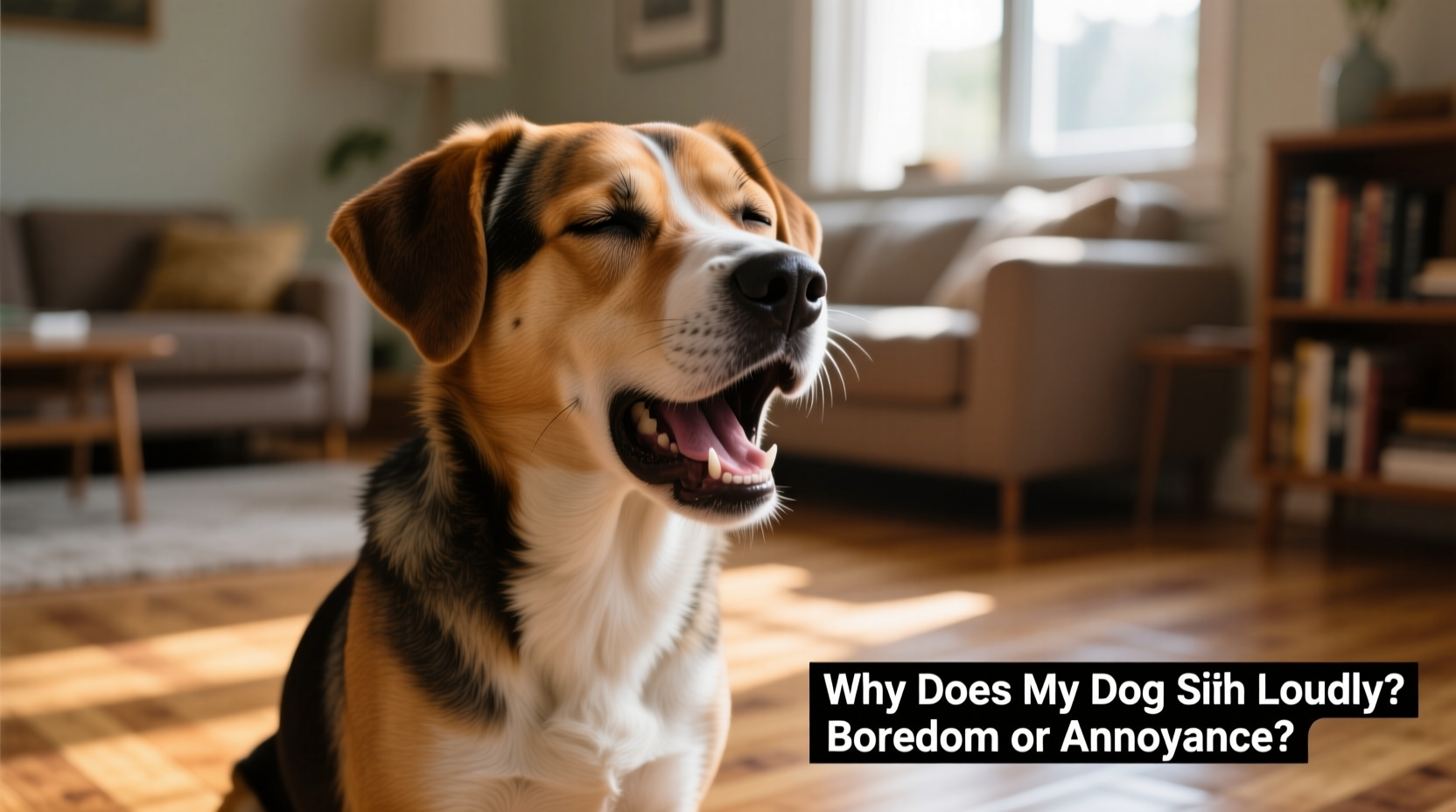 why does my dog sigh loudly is it boredom or annoyance explained