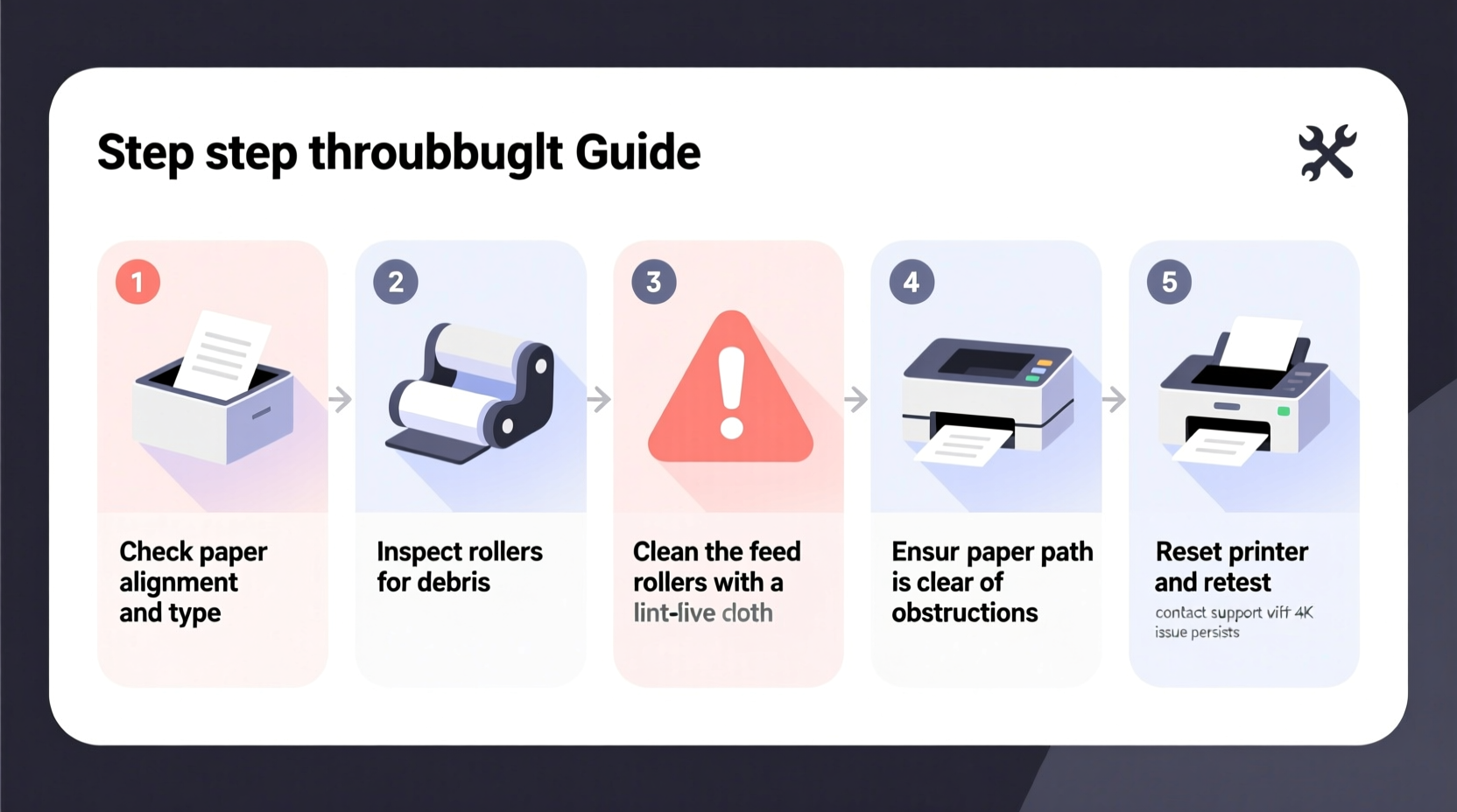 why does my printer keep jamming paper step by step troubleshooting