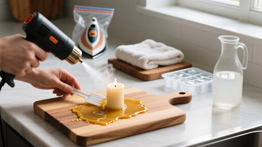 Tested: How to Get Candle Wax Out of Cutting Boards Fast