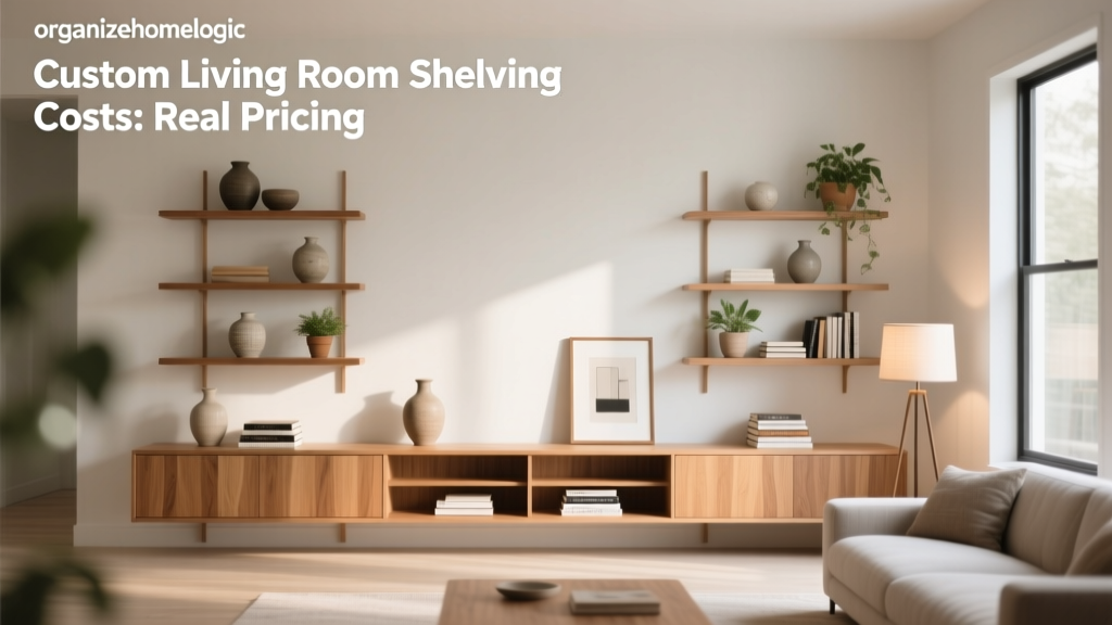 Custom Living Room Shelving Costs: Real Pricing