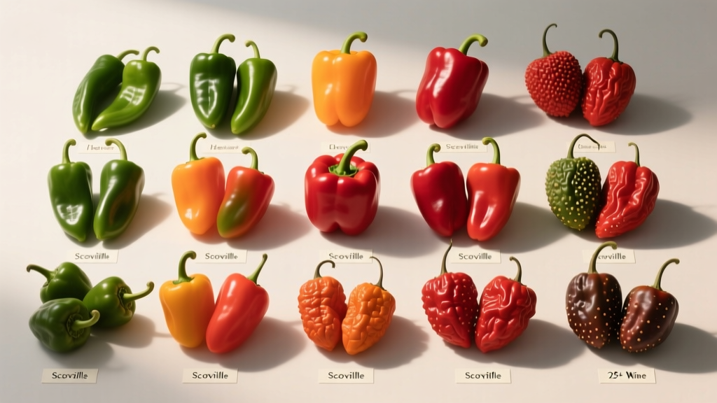 Peeper Chart Scoville Scale 2026: Verified Pepper Heat Levels Chart For 25+ Varieties