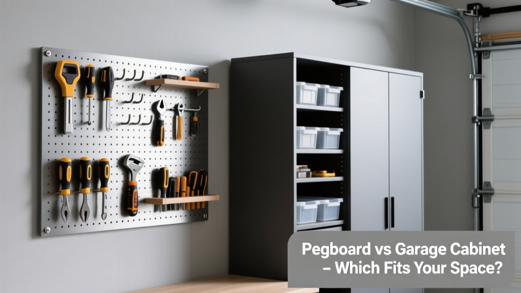 Pegboard vs Garage Cabinet: Which Fits Your Space?