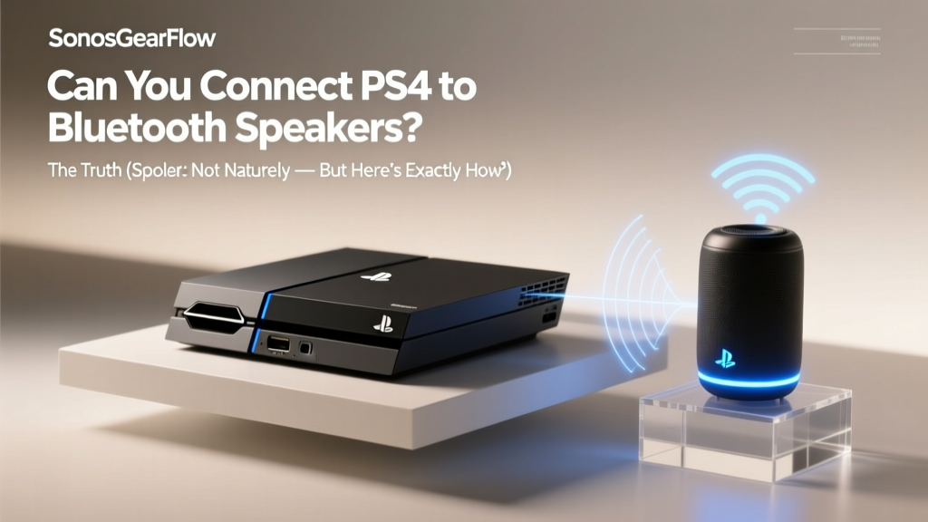 Can You Connect Ps4 To Bluetooth Speakers
