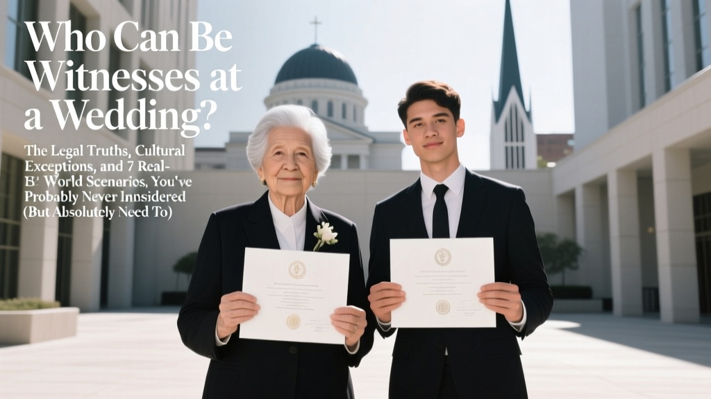 Who Can Be Wedding Witnesses? Legal Rules & Exceptions