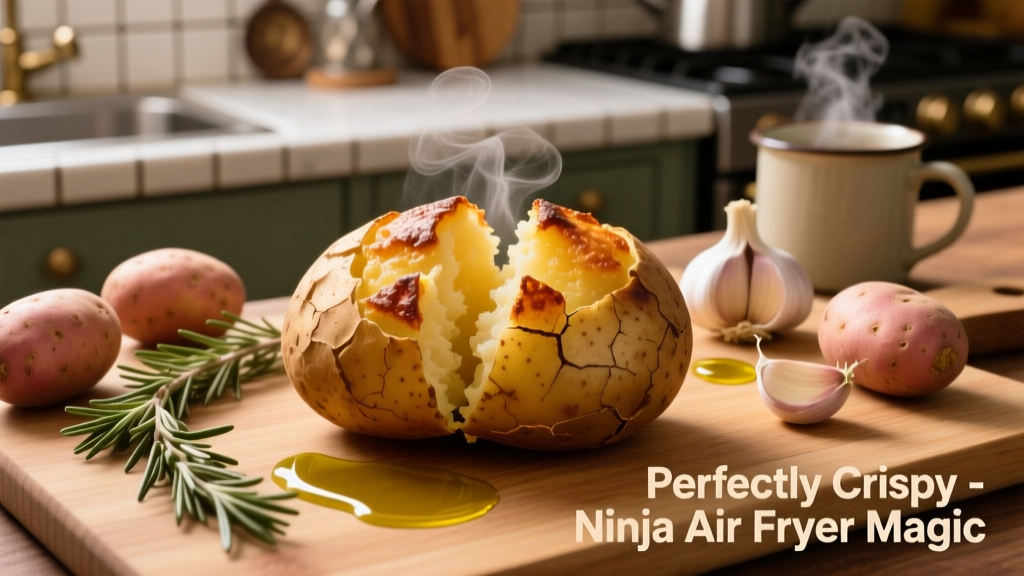 Perfect Baked Potatoes in a Ninja Air Fryer Oven