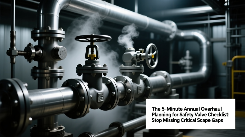 Annual Safety Valve Overhaul Checklist: ASME/API-Compliant