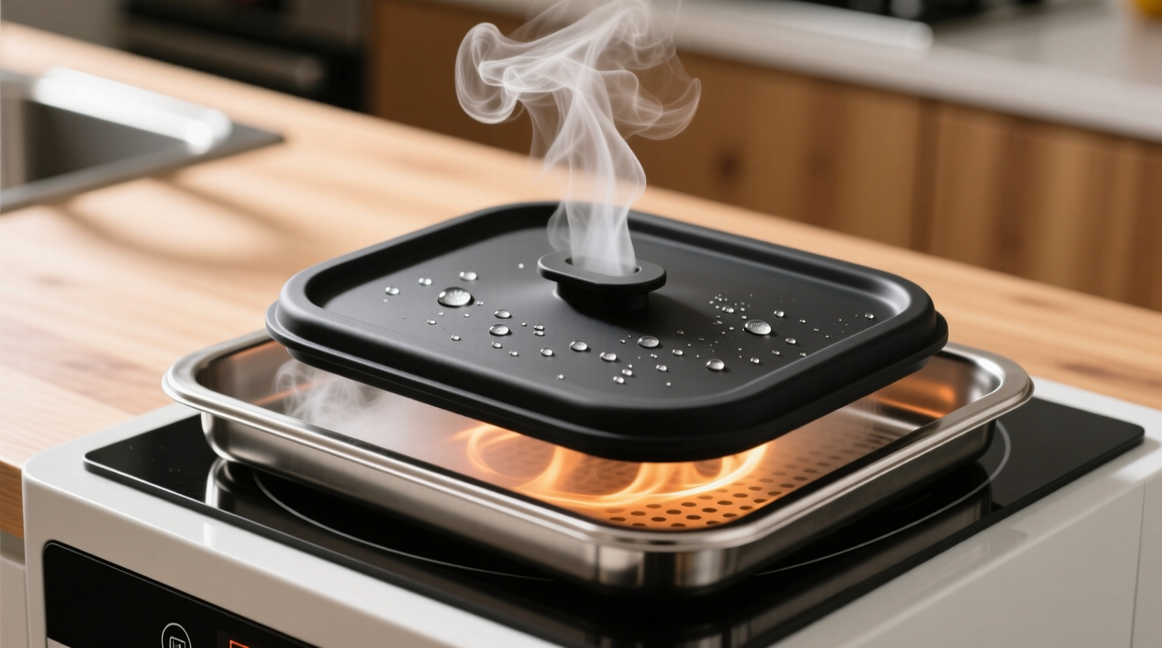 eco friendly cleaning steam sanitize silicone lids