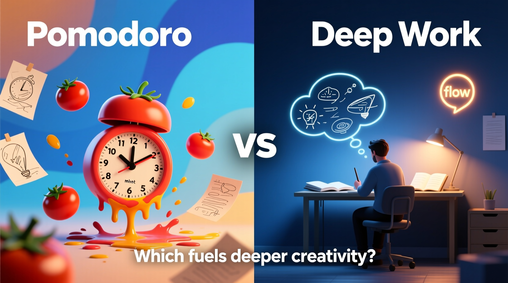 pomodoro technique vs deep work which method is better for creative tasks