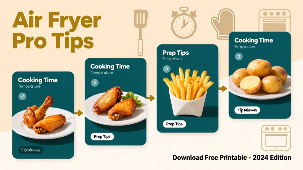 Air Fryer Cooking Time Sheet: Free Printable & Smart Tips
