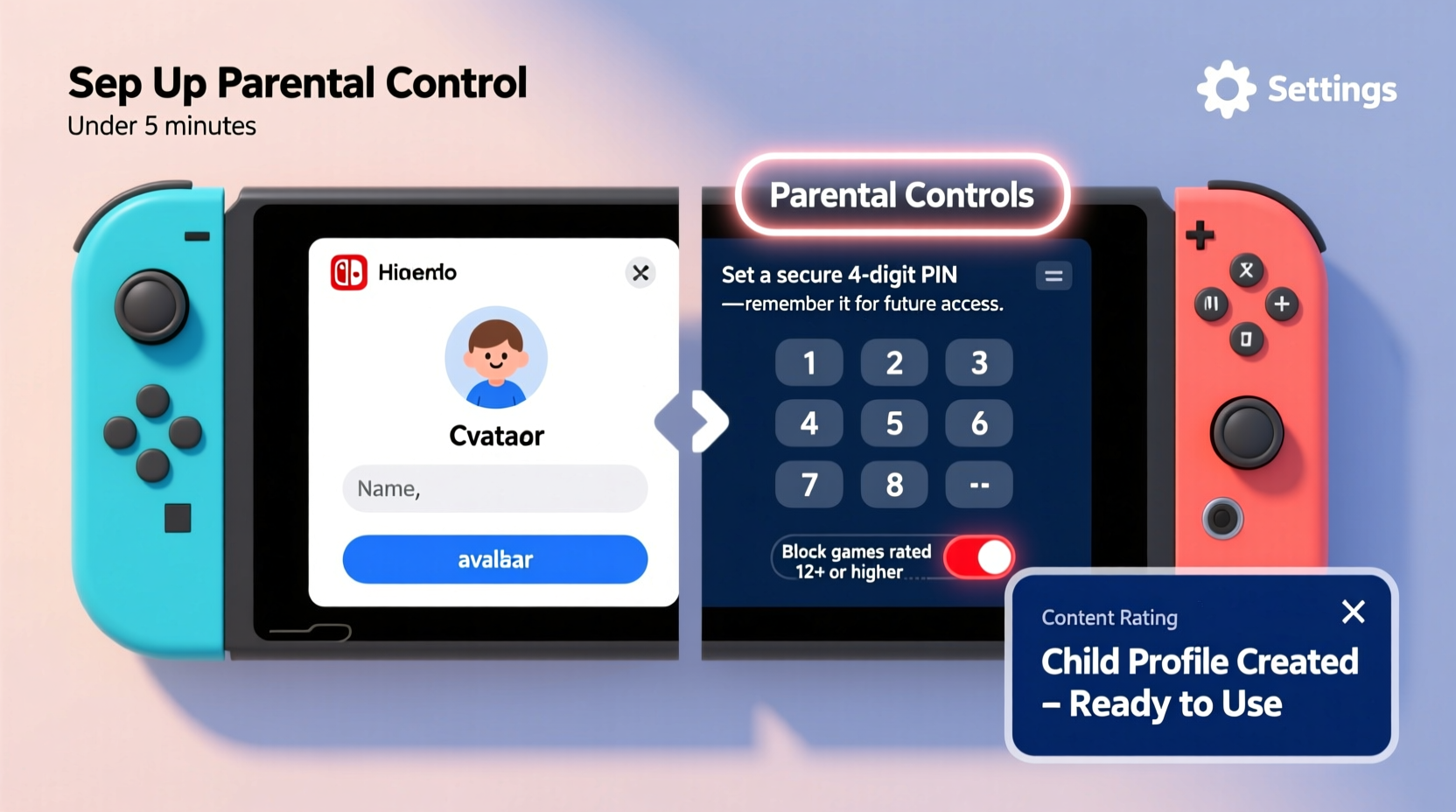 how to set up parental controls on a nintendo switch easily and quickly