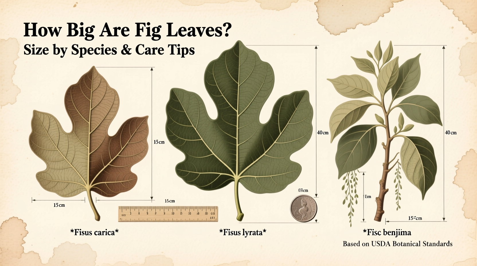 Fig Leaf Sizes: 7 Species Guide | TheHomeSprouts