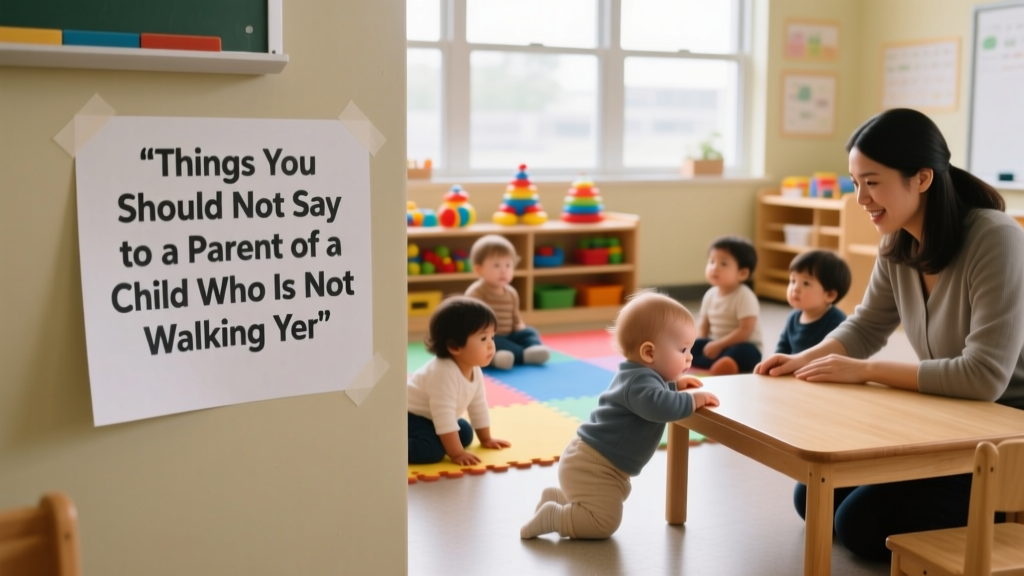 What Not to Say to a Parent of a Child Who Isn’t Walking Yet — And What to Say Instead