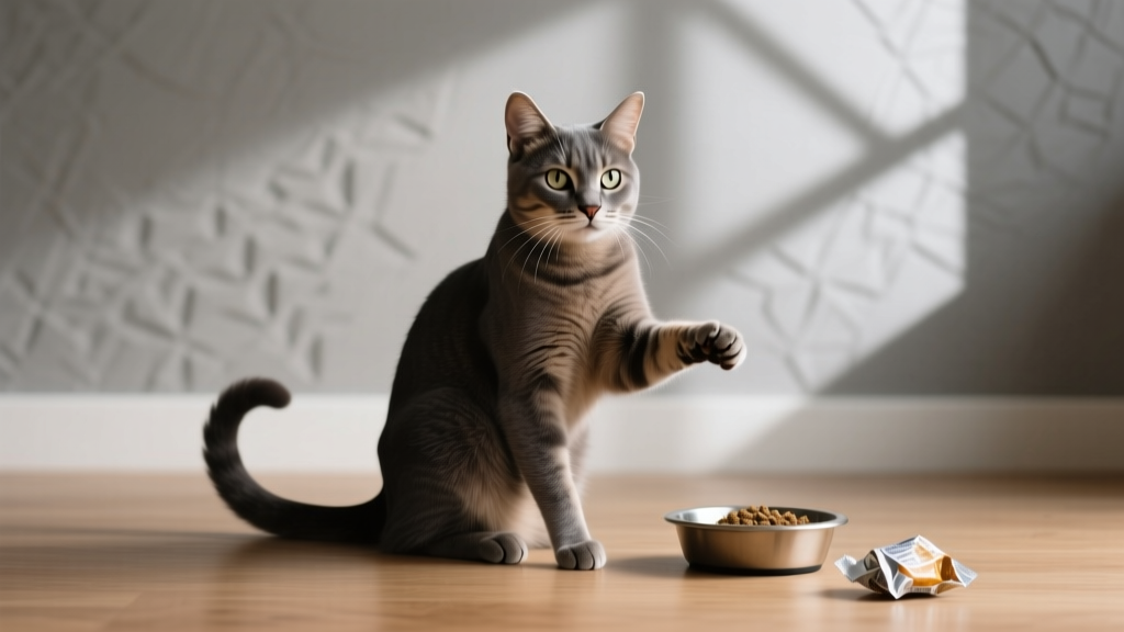 What Cat Behaviors Mean Dry Food