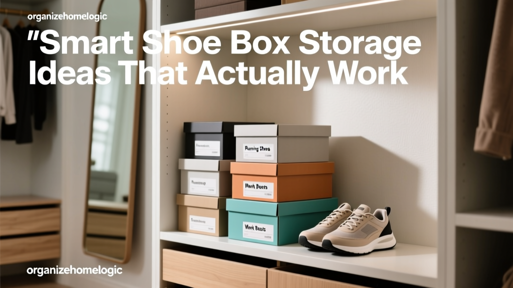 Smart Shoe Box Storage Ideas That Actually Work