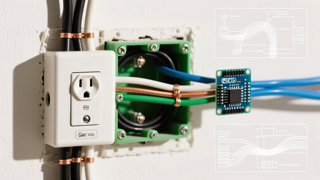 NEC Code Rules for a Light Switch and Electrical Outlet