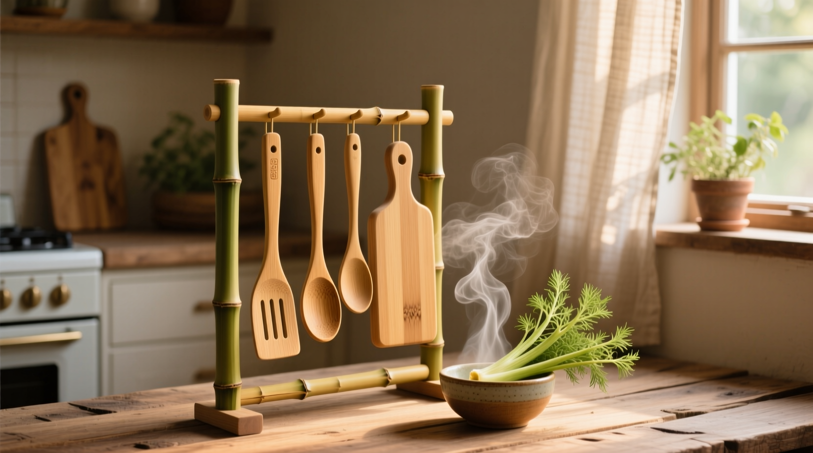 eco friendly cleaning tips for bamboo utensil holders