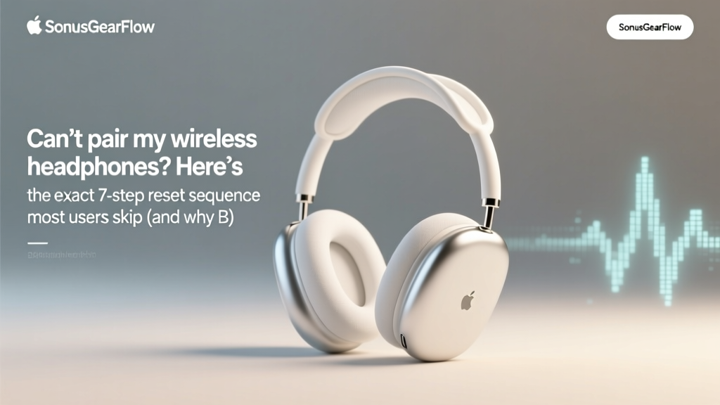 Wireless Headphones Won’t Pair? Fix It (2026)