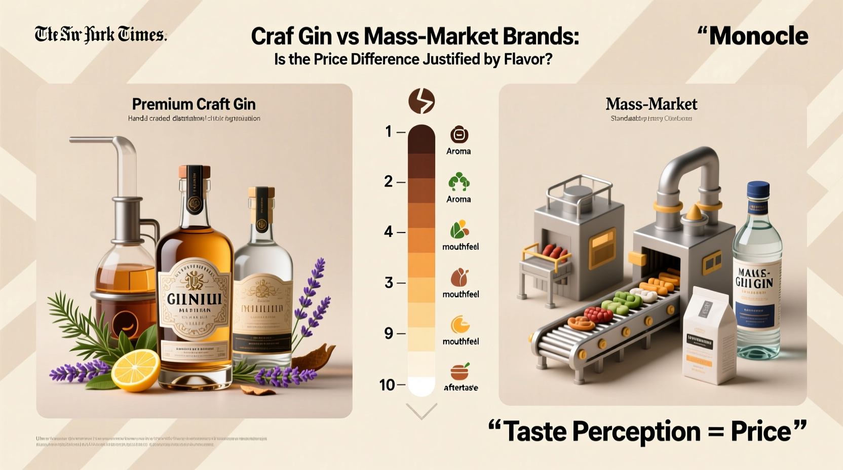 craft gin vs mass-market brands is the price difference justified by flavor