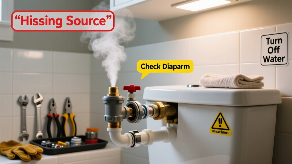 How to Prevent Toilet Fill Valve Hissing
