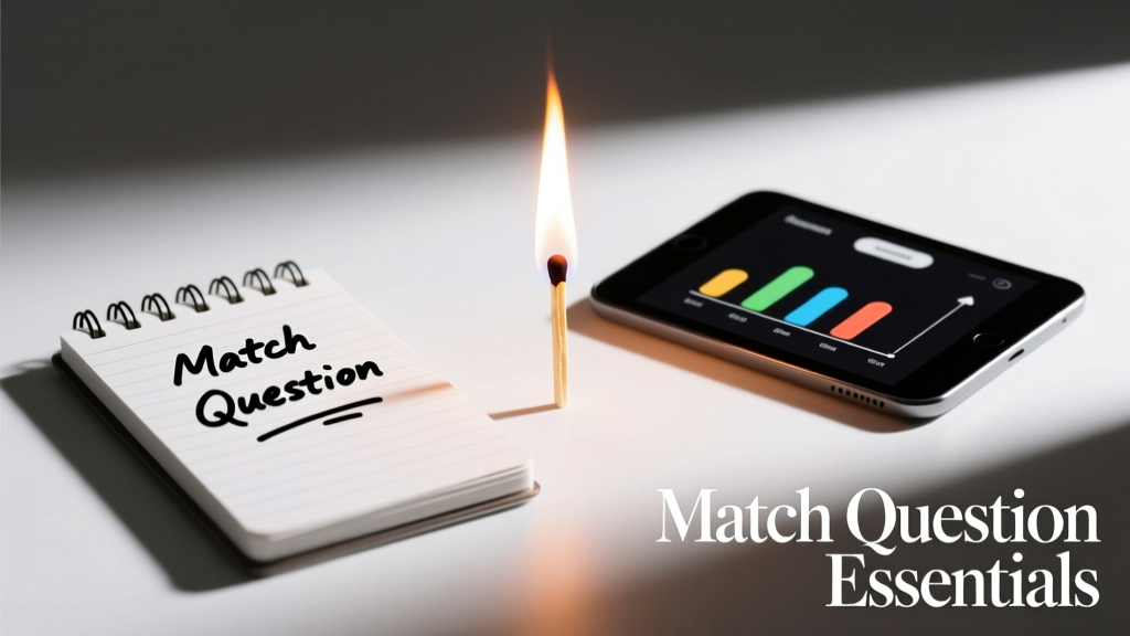 Match Question Essentials: Design, Validation, and Real-World Implementation in Assessment Systems