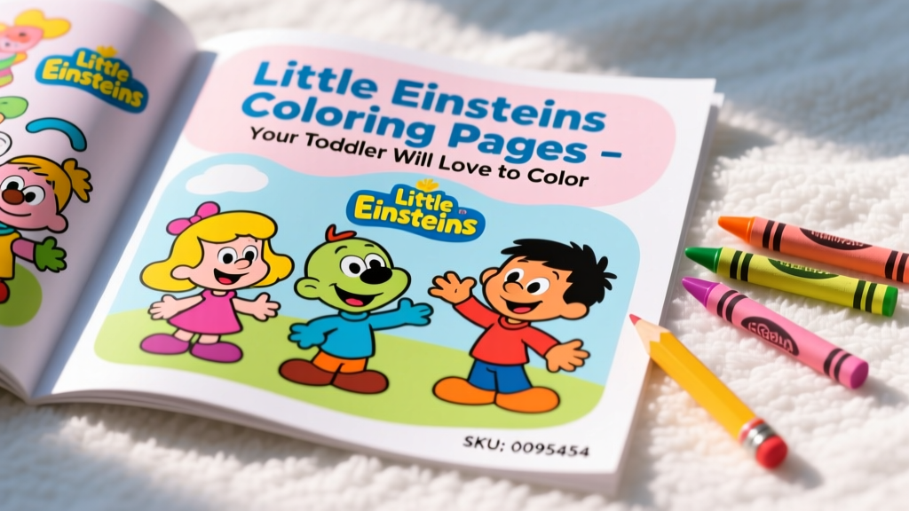 Little Einsteins Coloring Pages Your Toddler Will Love To Color: Developmentally Sound, Screen-Free Fun with Proven Cognitive Benefits
